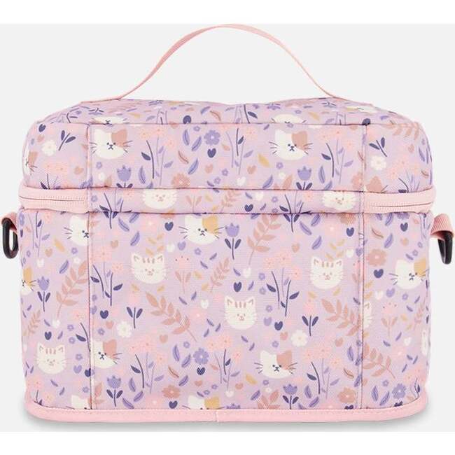 Lunch Box, Lilac Cat Print - Lunchbags - 2