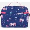 Lunch Box, Navy Unicorn Print - Lunchbags - 2