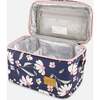 Lunch Box, Navy Flower Print - Lunchbags - 3