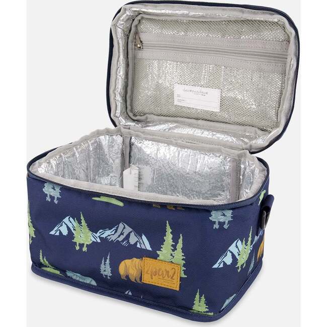 Lunch Box, Navy Animal Print - Lunchbags - 3