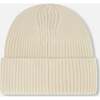 Mid-Season Knit Hat, Off-White - Winter Hats - 3