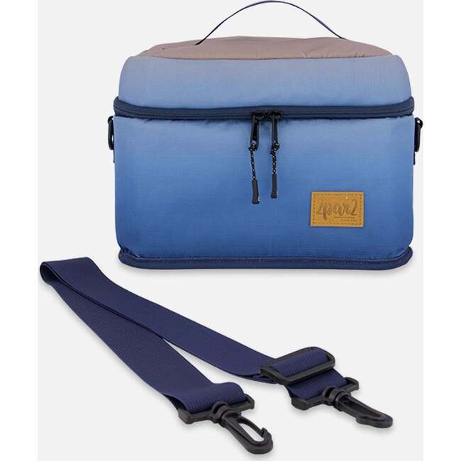 Lunch Box Blue and Beige Gradient, Blue & Beige Gradient
