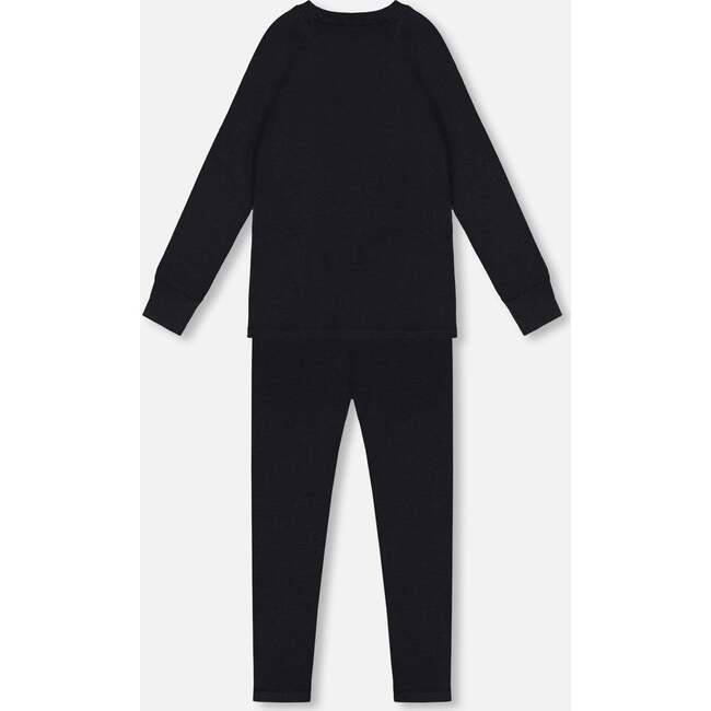 Merino Wool Base Layer Set, Black - Mixed Apparel Set - 2