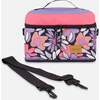 Lunch Box, Black Retro Flower Print - Lunchbags - 1 - thumbnail
