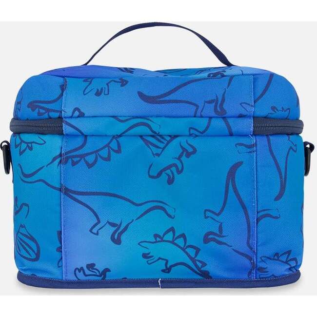 Lunch Box, Blue Gradient Dinosaur Print - Lunchbags - 2
