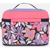Lunch Box, Black Retro Flower Print - Lunchbags - 2
