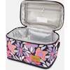 Lunch Box, Black Retro Flower Print - Lunchbags - 3