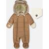 One-Piece Baby Layette Snowsuit Designed for Car Seat, Chanterelle - Snowsuits - 1 - thumbnail
