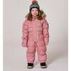 One-Piece Baby Original Puffy Snowsuit, Dusty Pink - Snowsuits - 2