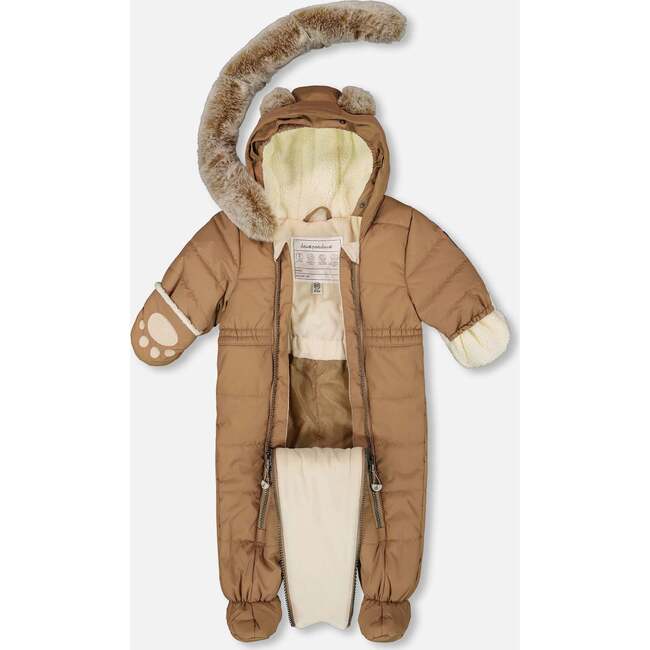 One-Piece Baby Layette Snowsuit Designed for Car Seat, Chanterelle - Snowsuits - 2