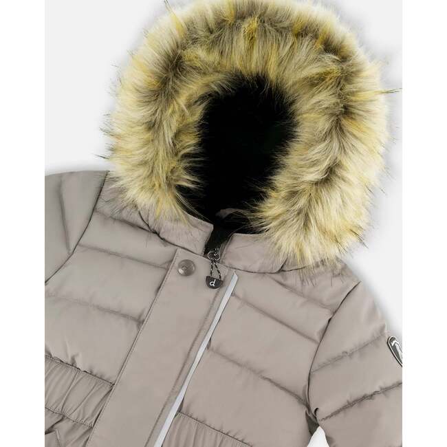 One-Piece Baby Original Puffy Snowsuit, Gray - Snowsuits - 5
