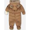 One-Piece Baby Layette Snowsuit Designed for Car Seat, Chanterelle - Snowsuits - 3