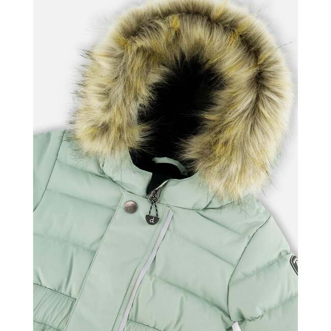 One-Piece Baby Original Puffy Snowsuit, Sage Green - Snowsuits - 5