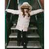 Long Metallic Puffy Winter Coat White, White Asparagus - Jackets - 2