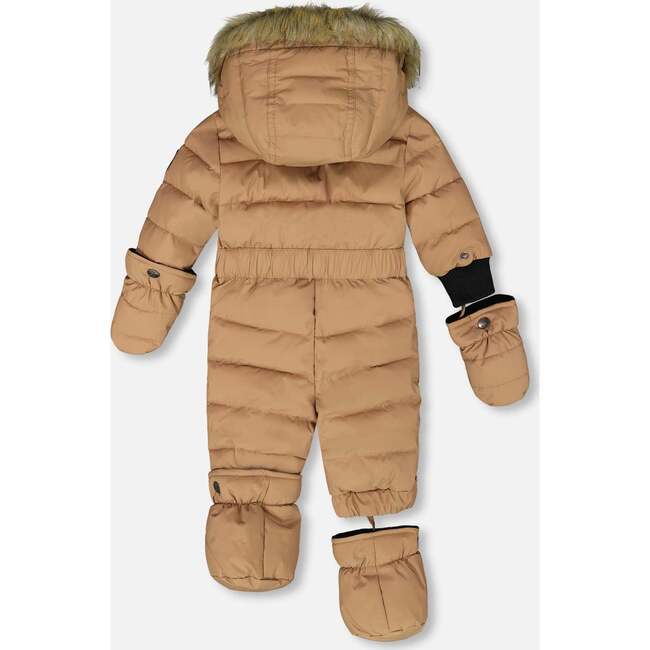 One-Piece Baby Original Puffy Snowsuit, Chanterelle - Snowsuits - 4