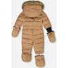 One-Piece Baby Original Puffy Snowsuit, Chanterelle - Snowsuits - 4