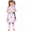 Little Kids Backpack, Lilac Cat Print - Backpacks - 2