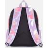Little Kids Backpack, Lilac Retro Flower Print - Backpacks - 2