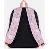 Little Kids Backpack, Lilac Cat Print - Backpacks - 3