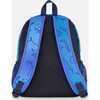 Little Kids Backpack, Blue Gradient Dinosaur Print - Backpacks - 2