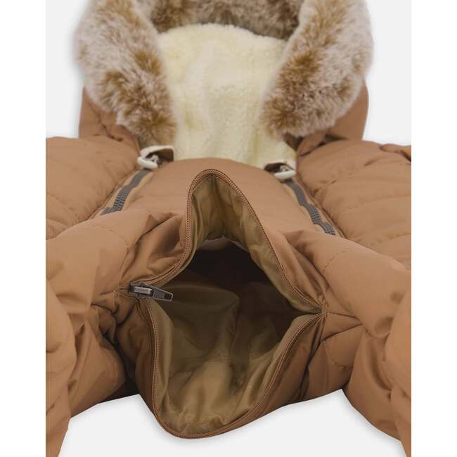 One-Piece Baby Layette Snowsuit Designed for Car Seat, Chanterelle - Snowsuits - 5