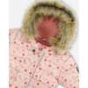 One-Piece Baby Original Puffy Snowsuit, Pink Mini Flowers - Snowsuits - 5