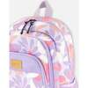 Little Kids Backpack, Lilac Cat Print - Backpacks - 4