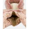 One-Piece Baby Layette Snowsuit Designed for Car Seat, Pink Printed Animal - Snowsuits - 5