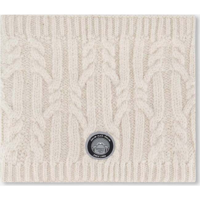 Lined Winter Neckwarmer, Off-White