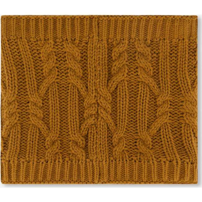 Lined Winter Neckwarmer, Brown Sugar - Scarves - 2