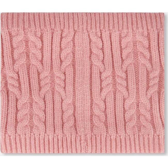 Lined Winter Neckwarmer, Dusty Pink - Scarves - 2