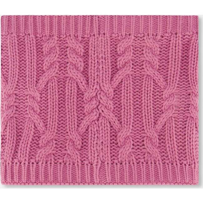 Lined Winter Neckwarmer, Purple - Scarves - 2