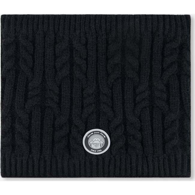 Lined Winter Neckwarmer, Black