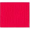 Lined Winter Neckwarmer, Flash Coral - Scarves - 2