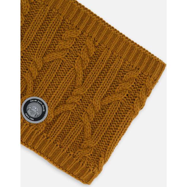 Lined Winter Neckwarmer, Brown Sugar - Scarves - 3