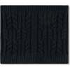 Lined Winter Neckwarmer, Black - Scarves - 2
