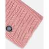 Lined Winter Neckwarmer, Dusty Pink - Scarves - 3
