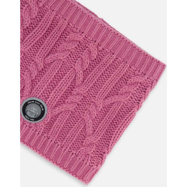 Lined Winter Neckwarmer, Purple - Scarves - 3