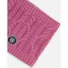 Lined Winter Neckwarmer, Purple - Scarves - 3
