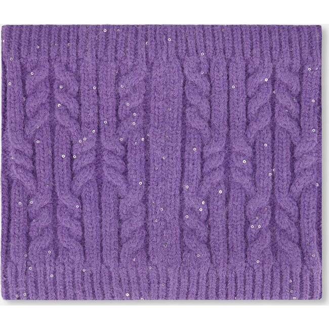 Lined Winter Neckwarmer, Lavender - Scarves - 3