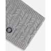 Lined Winter Neckwarmer, Heather Gray - Scarves - 3