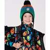 Lined Peruvian Knit Winter Hat with Pompom Multicolor, Multicolored - Winter Hats - 2