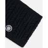 Lined Winter Neckwarmer, Black - Scarves - 3