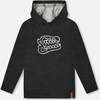 Long Sleeve Super Soft Brushed Jersey Hooded Tee, Black - Sweatshirts - 1 - thumbnail