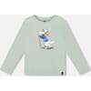 Long Sleeve Organic Cotton Jersey Tee, Jade Green - Sweatshirts - 1 - thumbnail