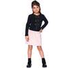 Long Sleeve Organic Cotton Jersey Bow Tee, Black - Sweatshirts - 2