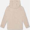 Long Sleeve Super Soft Brushed Jersey Hooded Tee Heather Beige, Heather Beige Gray - Sweatshirts - 4