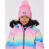 Lined Knit Pompom Hat, Pink - Winter Hats - 2