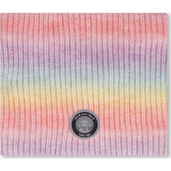 Lined Knit Neckwarmer Multicolor, Multicolored