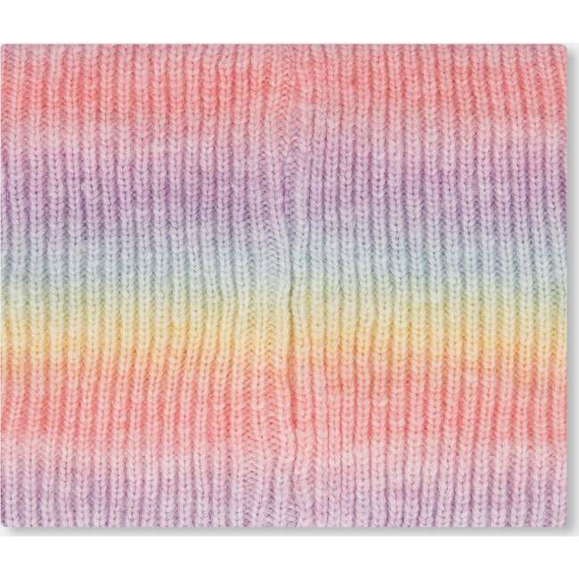 Lined Knit Neckwarmer Multicolor, Multicolored - Scarves - 2